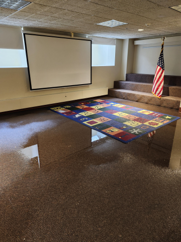 Johnson Meeting Room water damage